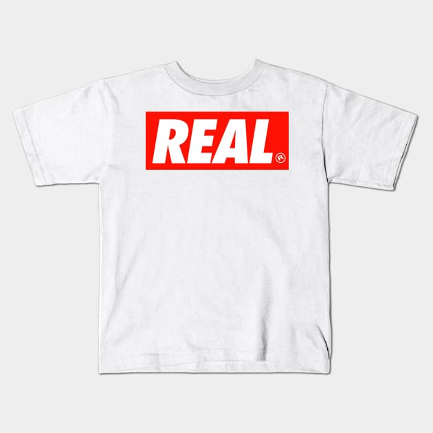 REAL by AiReal Apparel Kids T-Shirt by airealapparel